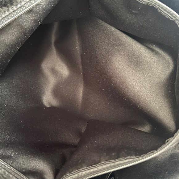 COACH Black Poppy Gloss Patent Leather Shoulder Tote Daisy Liquid Glam VINTAGE - Picture 5 of 9